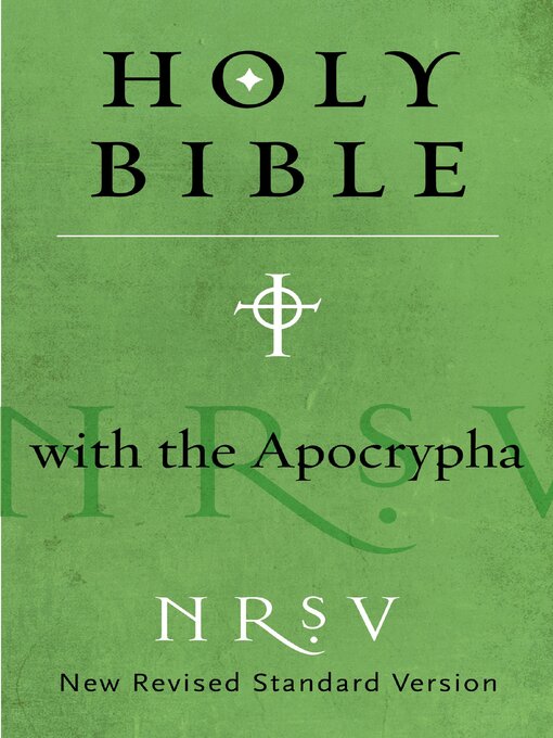 Title details for NRSV Bible with the Apocrypha by Zondervan - Wait list